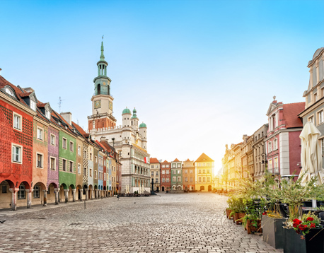 Widok na miasto Poznań