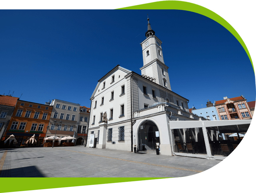 Ratusz na rynku w Gliwicach